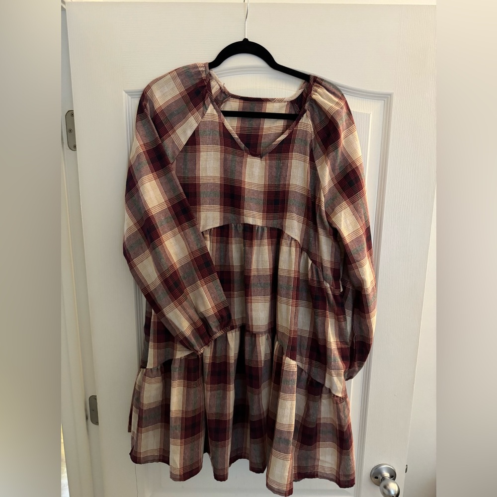 Boutique Plaid Dress